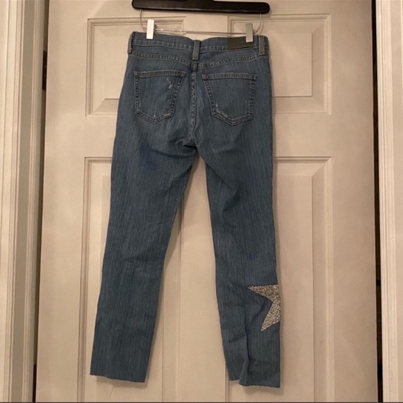 LF Carmar Denim Rhinestone Star Patch Mia Jeans - Picture 3 of 6